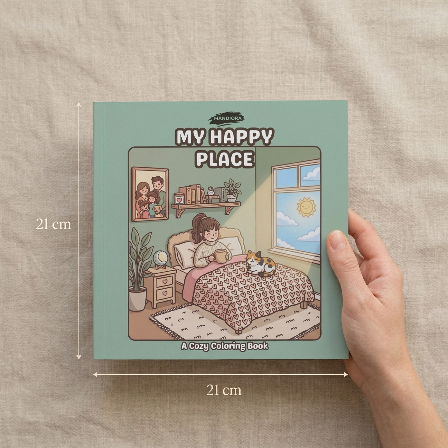 My Happy Place | كتاب تلوين للاسترخاء | مانديورا