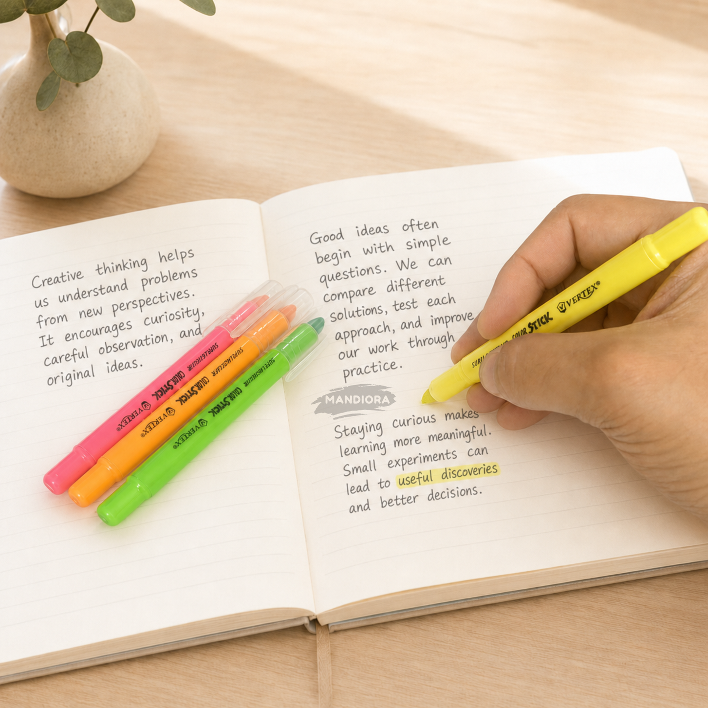 Color Stick | طقم هايلايتر جيل 4 ألوان VS-0469