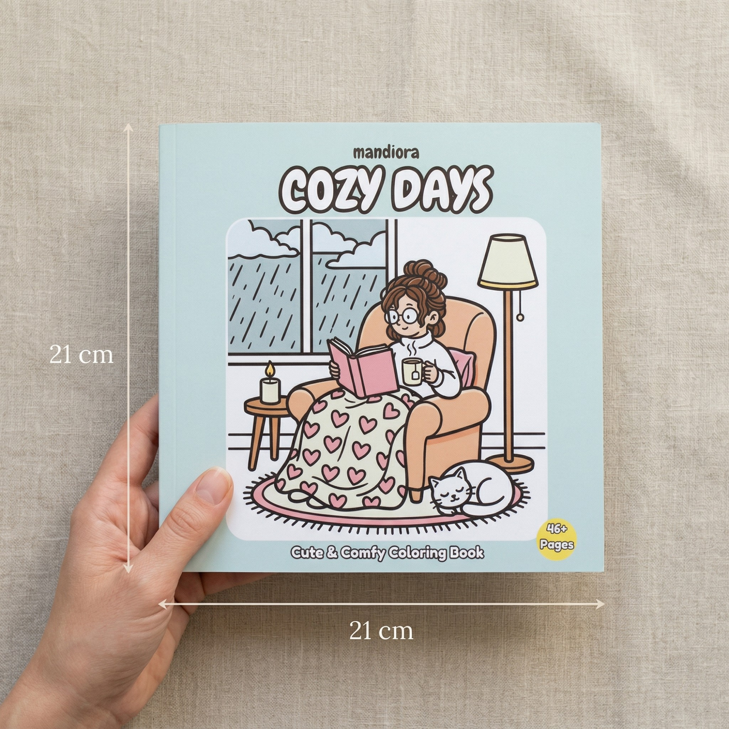 Cozy Days | كتاب تلوين مريح ولحظات هادئة يومية | Mandiora