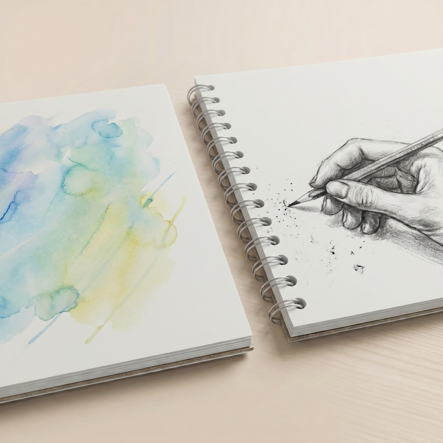Mandiora دفتر اسكتش – 17 × 24 سم – طولى – 220 جرام (متعدد الاستخدام)