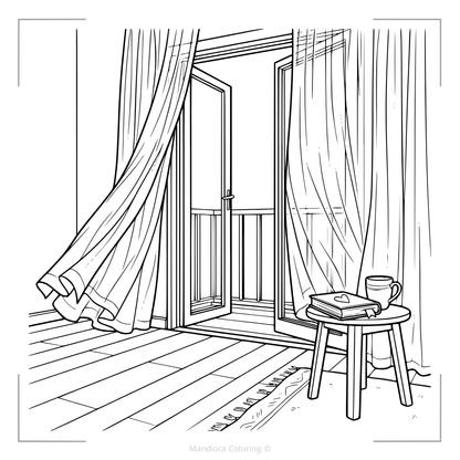 Where Cozy Lives | كتاب تلوين دافئ مستوحى من الحياة اليومية | مانديورا
