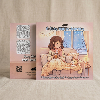A Cozy Winter Journey | كتاب تلوين كوزي للاسترخاء | مانديورا