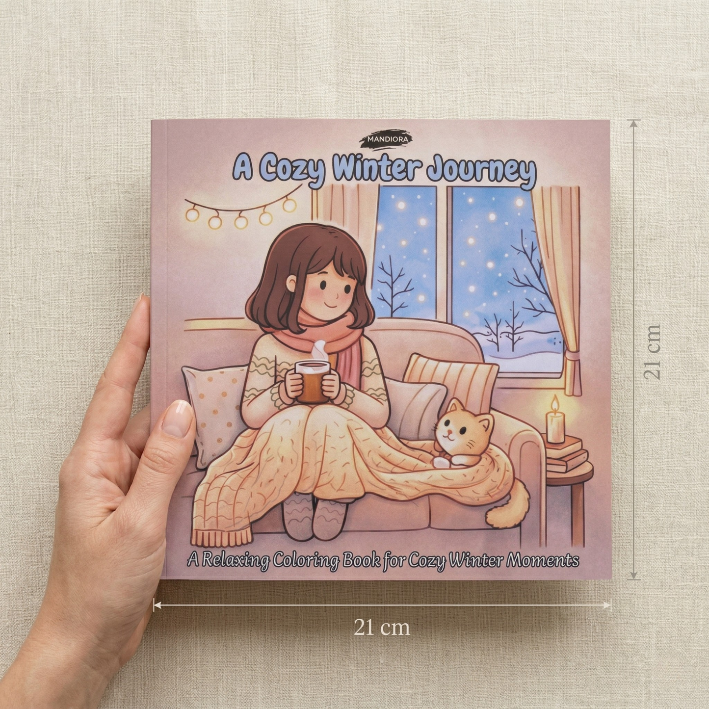 A Cozy Winter Journey | كتاب تلوين كوزي للاسترخاء | مانديورا