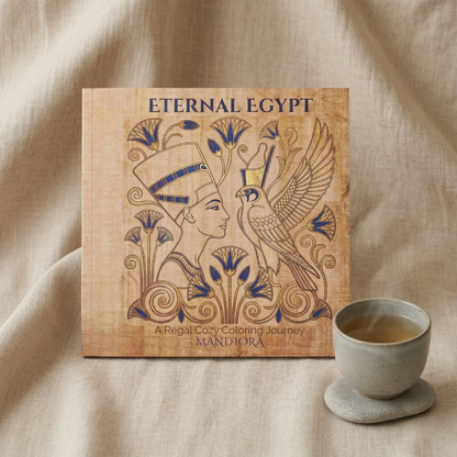 Eternal Egypt | كتاب تلوين مستوحى من الحضارة الفرعونية | مانديورا