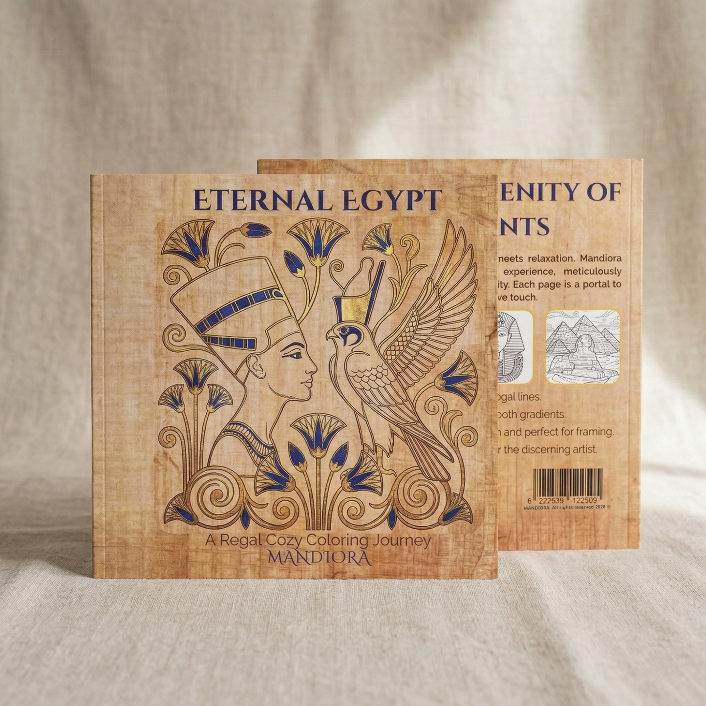 Eternal Egypt | كتاب تلوين مستوحى من الحضارة الفرعونية | مانديورا