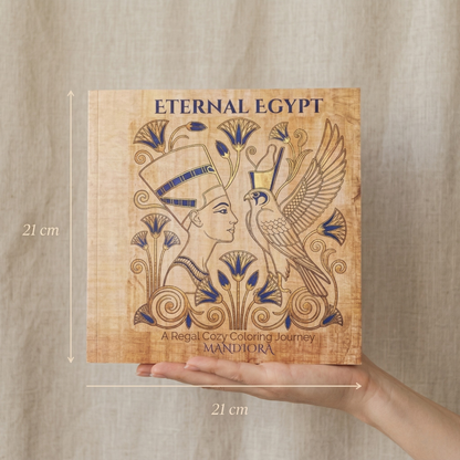 Eternal Egypt | كتاب تلوين مستوحى من الحضارة الفرعونية | مانديورا
