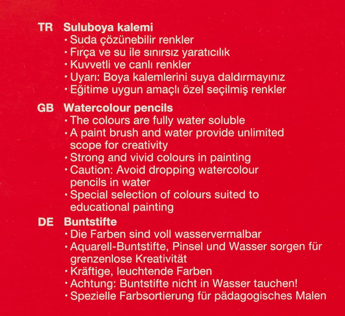 طقم ألوان خشبية مائية Faber-Castell Aquarell - 24 لون