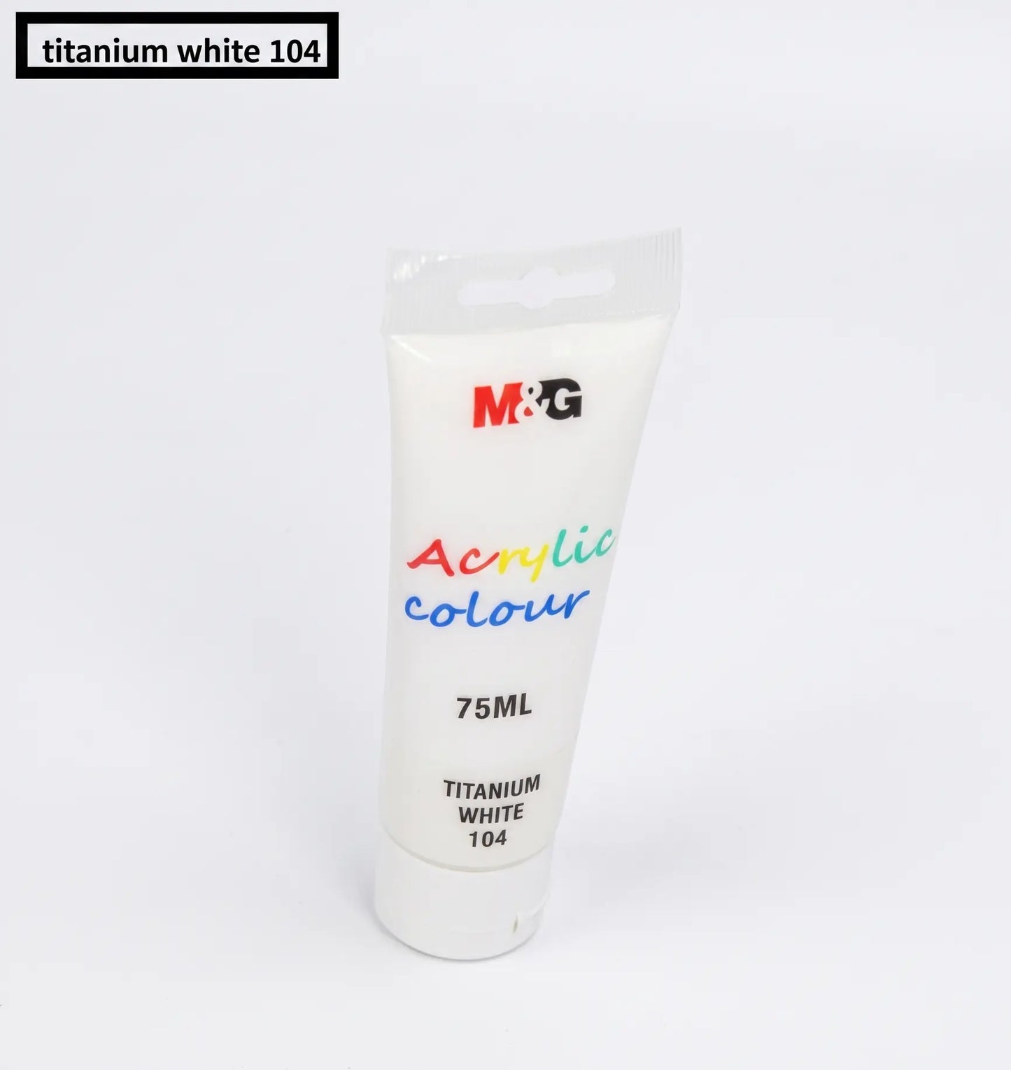 M&G Titanium White 104 Acrylic Paint (75ml)