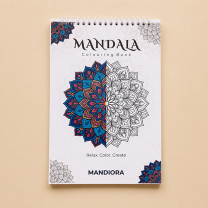 Mandala Classic | كتاب تلوين ماندالا للاسترخاء والتركيز | مانديورا