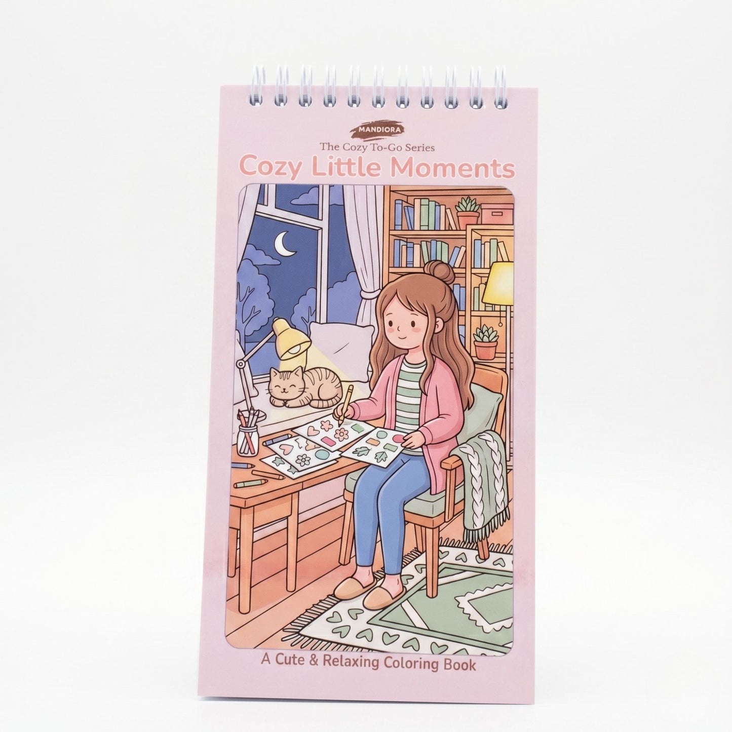 Cozy Little Moments | كتاب تلوين صغير للاسترخاء أثناء التنقل | مانديورا