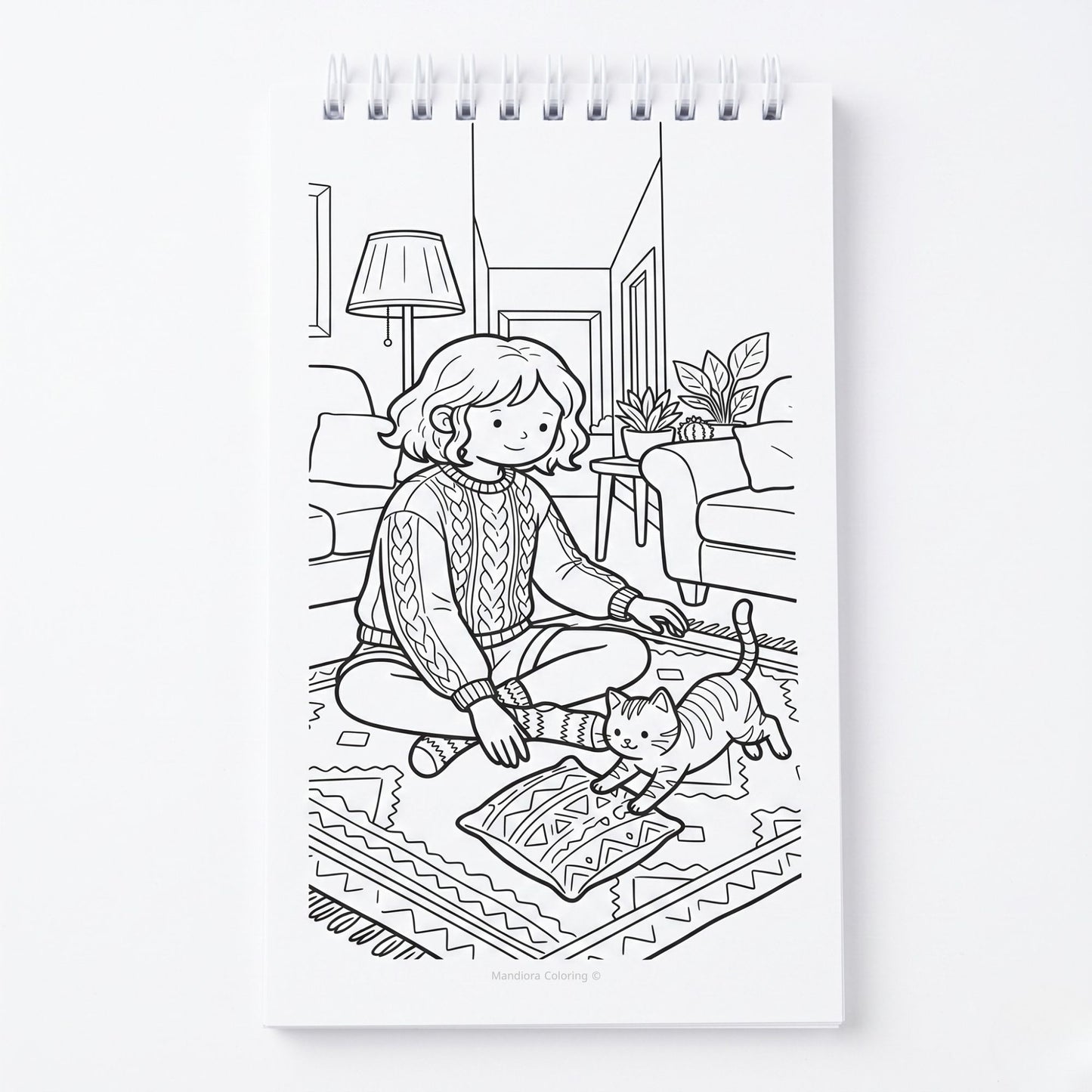Cozy Little Moments | كتاب تلوين صغير للاسترخاء أثناء التنقل | مانديورا