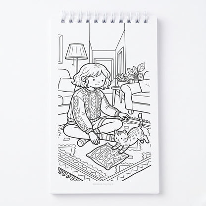 Cozy Little Moments | كتاب تلوين صغير للاسترخاء أثناء التنقل | مانديورا