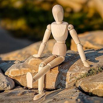 Wooden Articulated Artist Manikin - 30cm