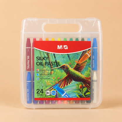 M&G ألوان باستيل زيتي ناعمة 24 لون | Silky Oil Pastels | AGM900J0