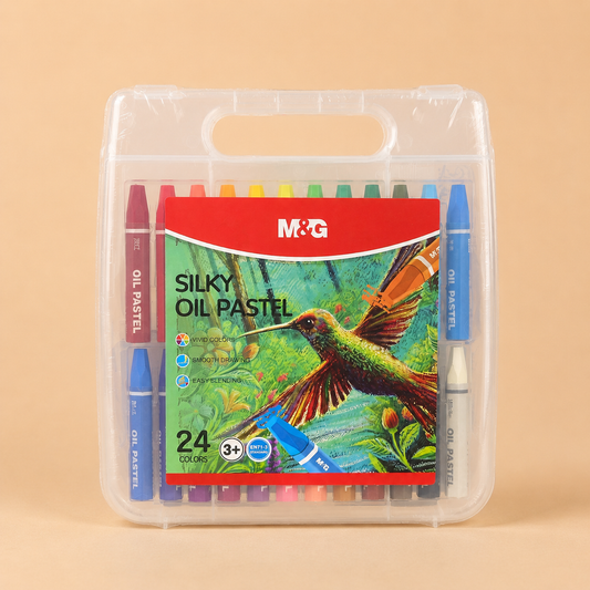 M&G ألوان باستيل زيتي ناعمة 24 لون | Silky Oil Pastels | AGM900J0