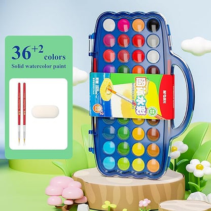 M&G مجموعة Water Colour Blocks – 36 لون + لونين إضافيين | موديل APL976L8