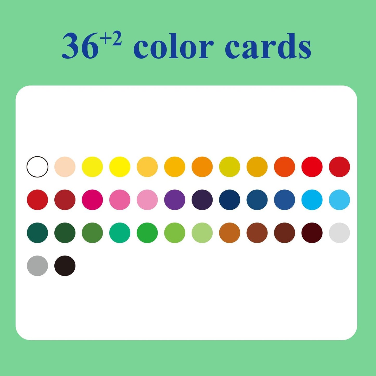 M&G مجموعة Water Colour Blocks – 36 لون + لونين إضافيين | موديل APL976L8